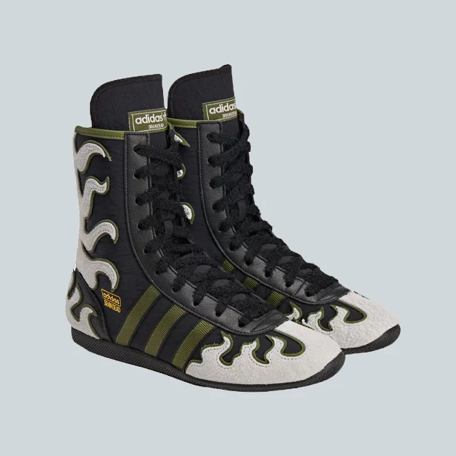 BRAIN DEAD JAPON HI - CORE BLACK / CRYSTAL WHITE / GOLD METALLIC - Image 2