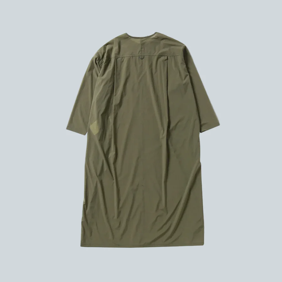PACKABLE LIGHT DRESS - GREEN - Image 2