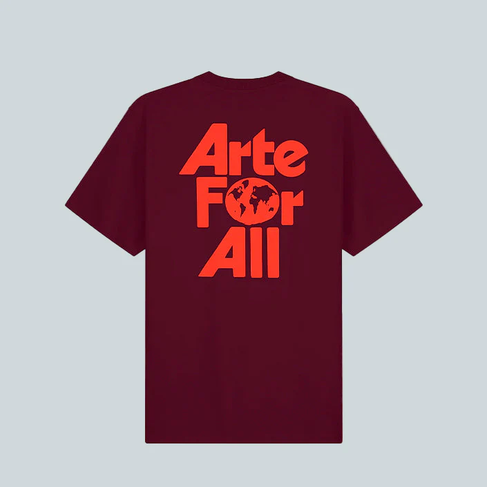 FOR ALL TEE - BORDEAUX
