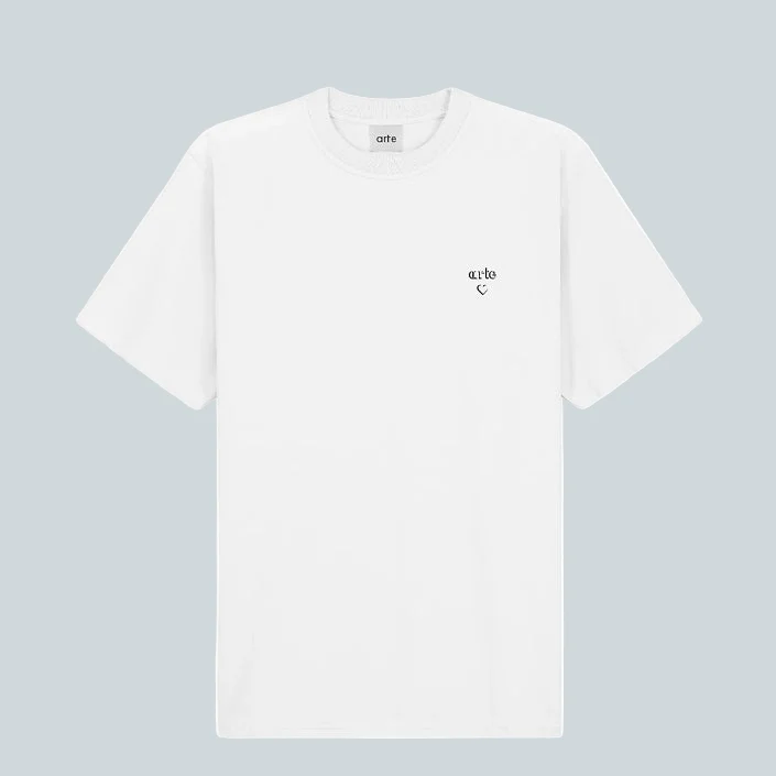 HEART TEE - WHITE