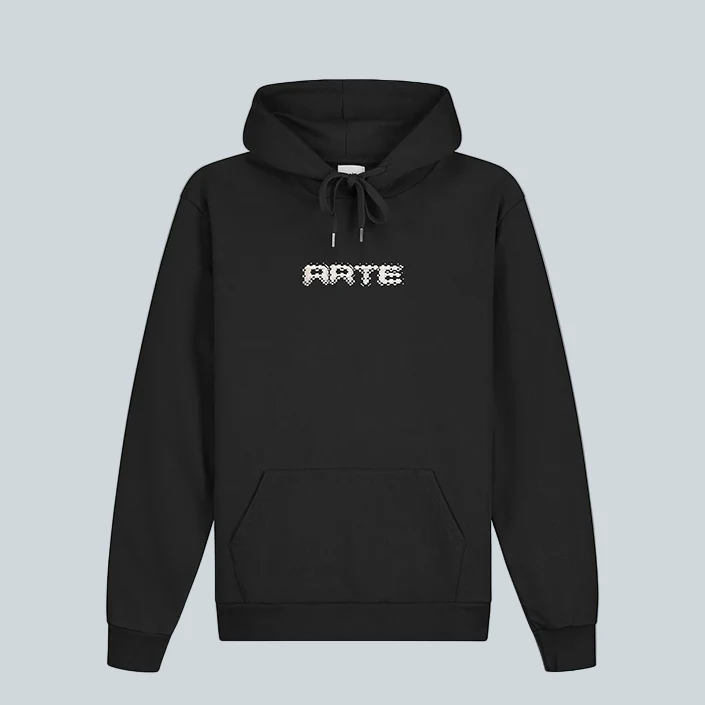 PIXEL HOODIE - BLACK