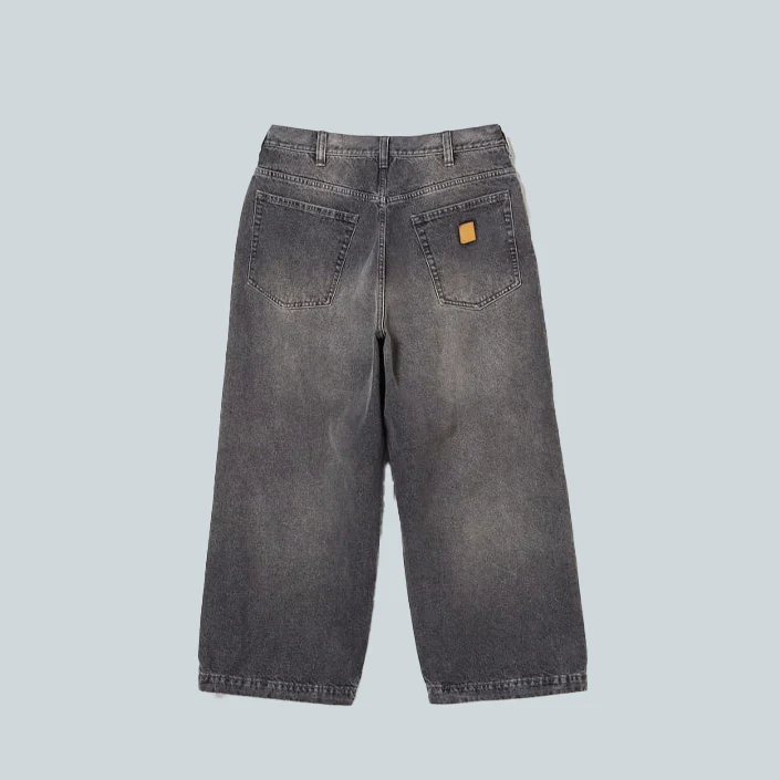 BALLOON WIDE DENIM - BLACK - Image 2