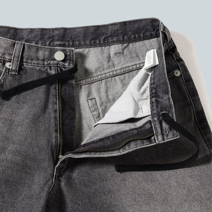 BALLOON WIDE DENIM - BLACK - Image 3