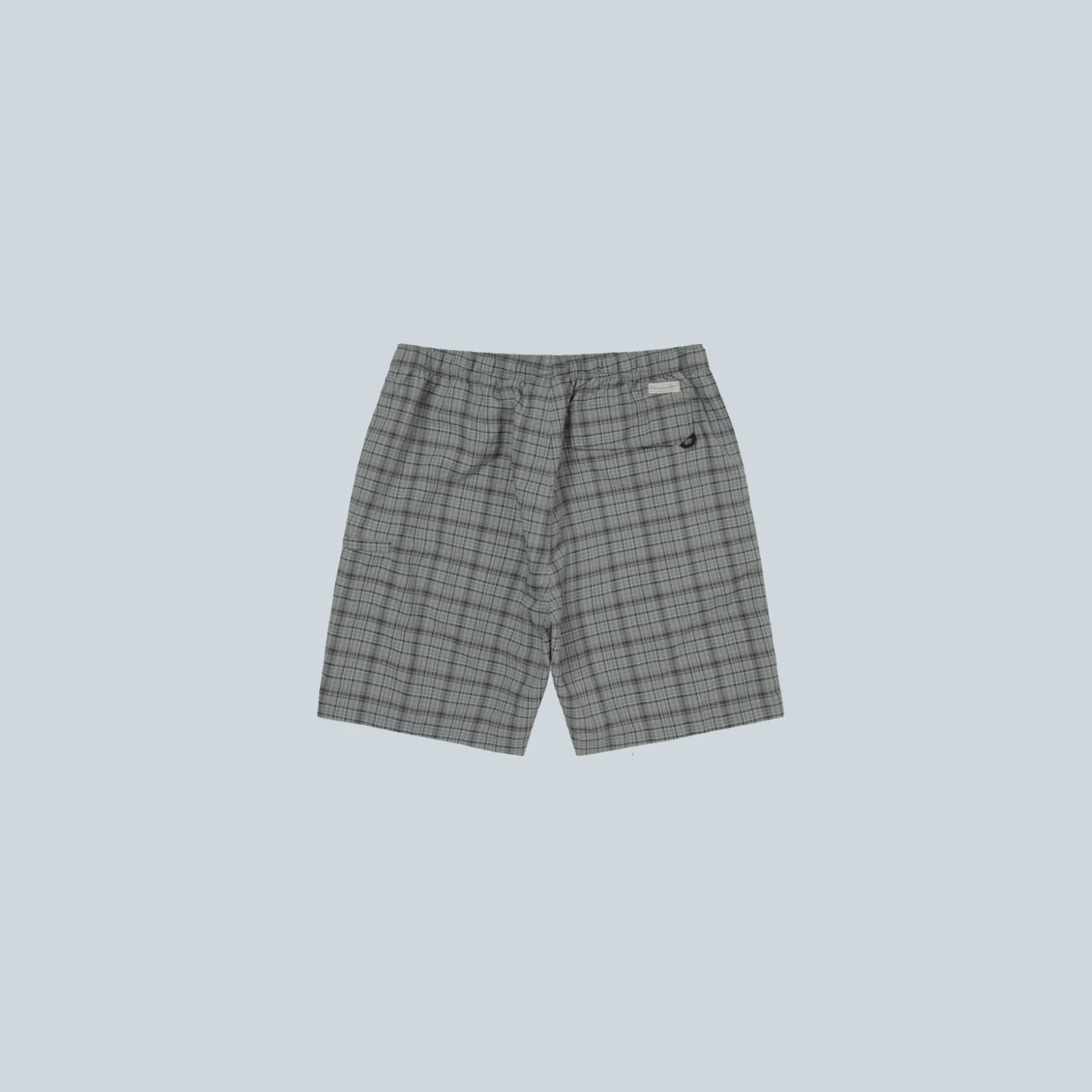 BELTED CHECK SHORT - SAGE - Image 2