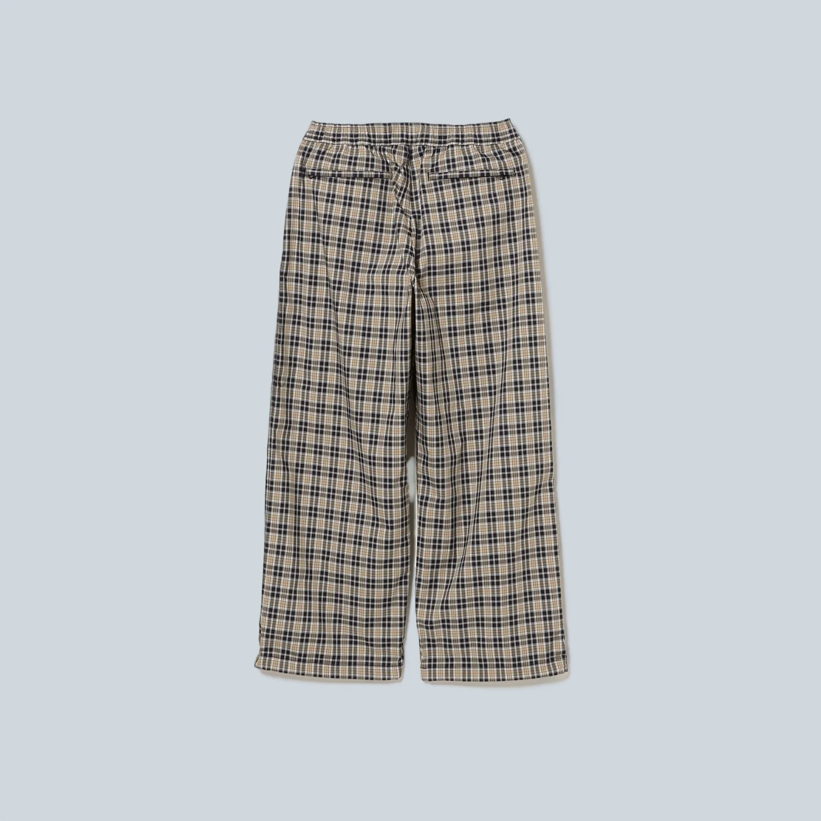 CHECK EASY PANTS - BEIGE - Image 2