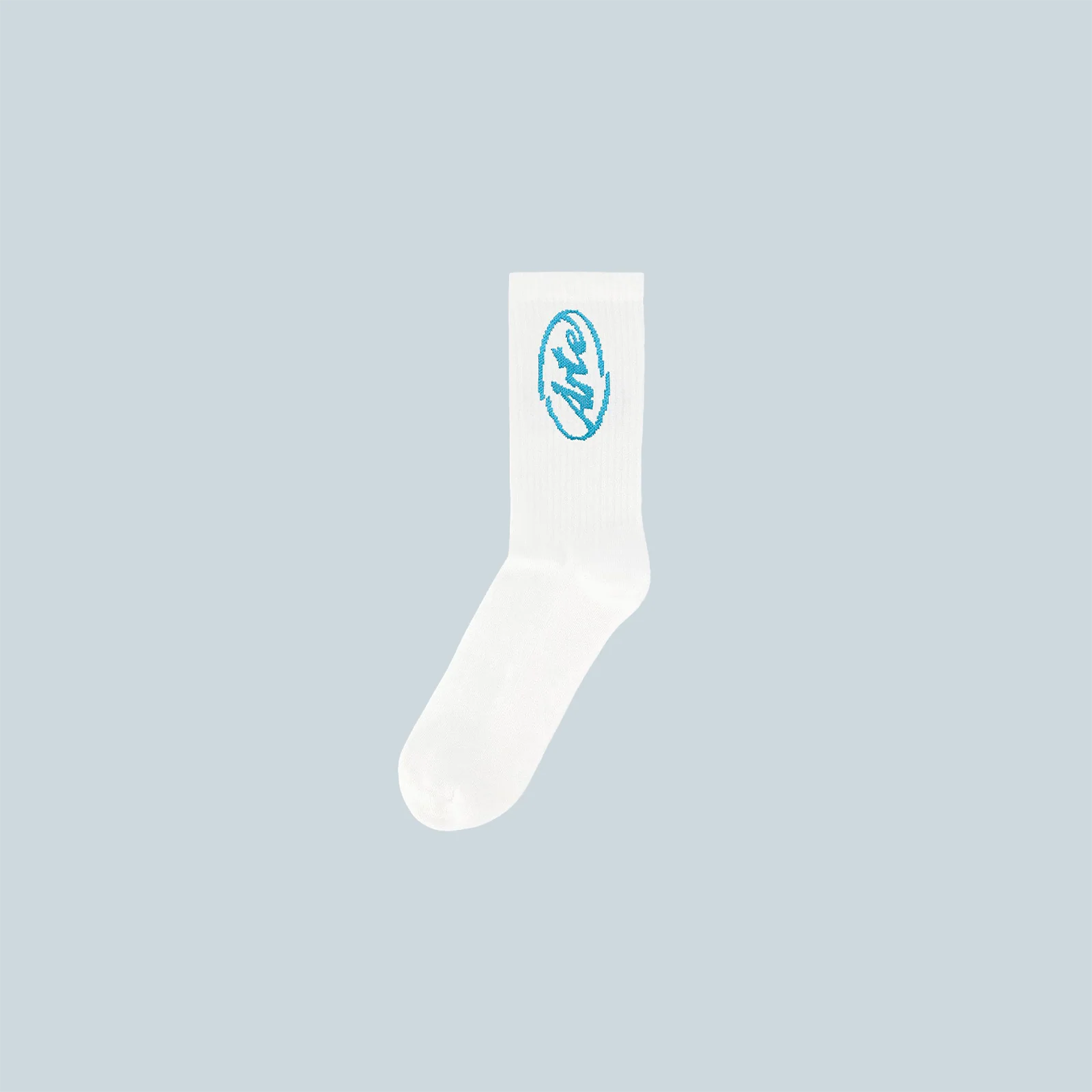 CIRCLE LOGO SOCKS - WHITE