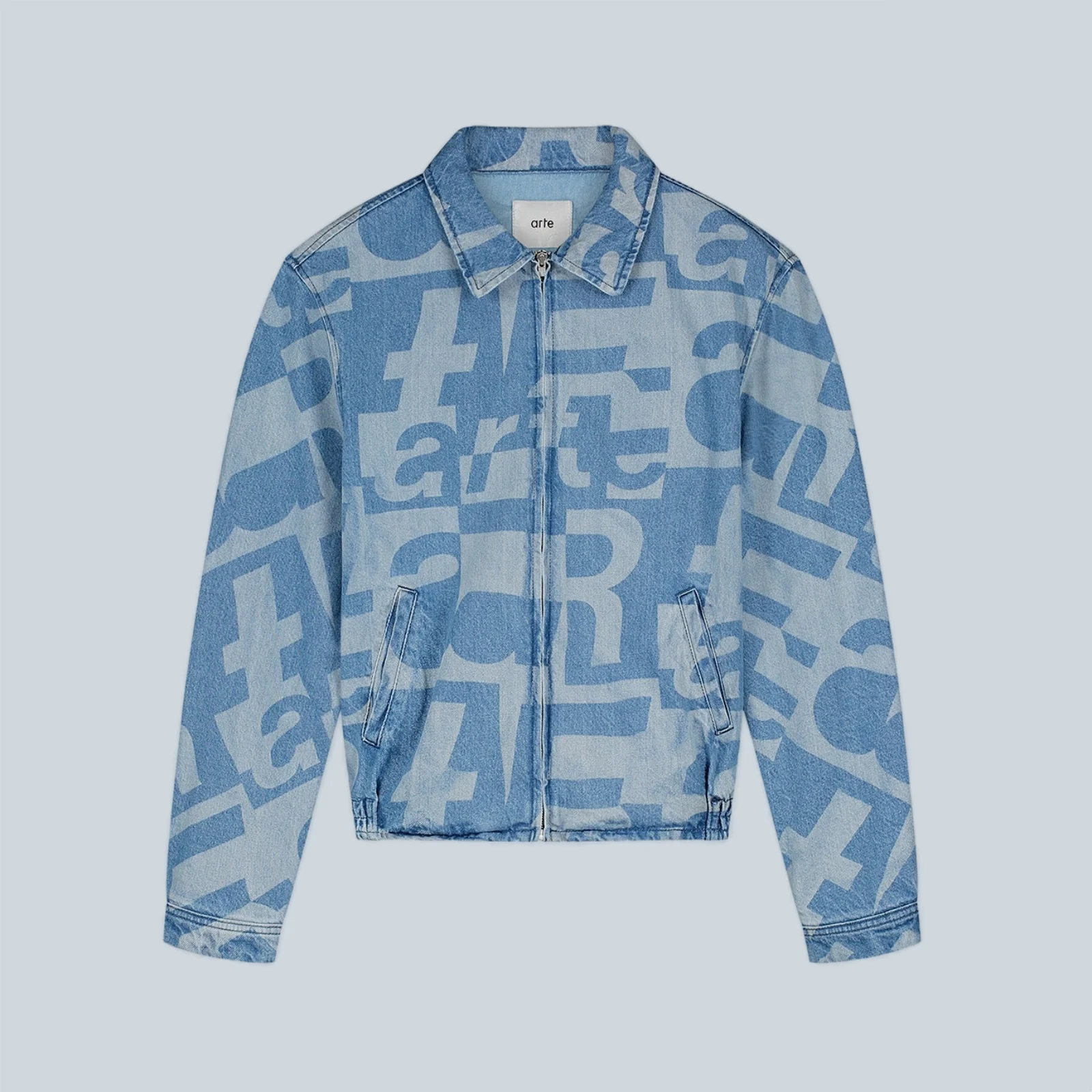DENIM ALLOVER JACKET - RAW DENIM