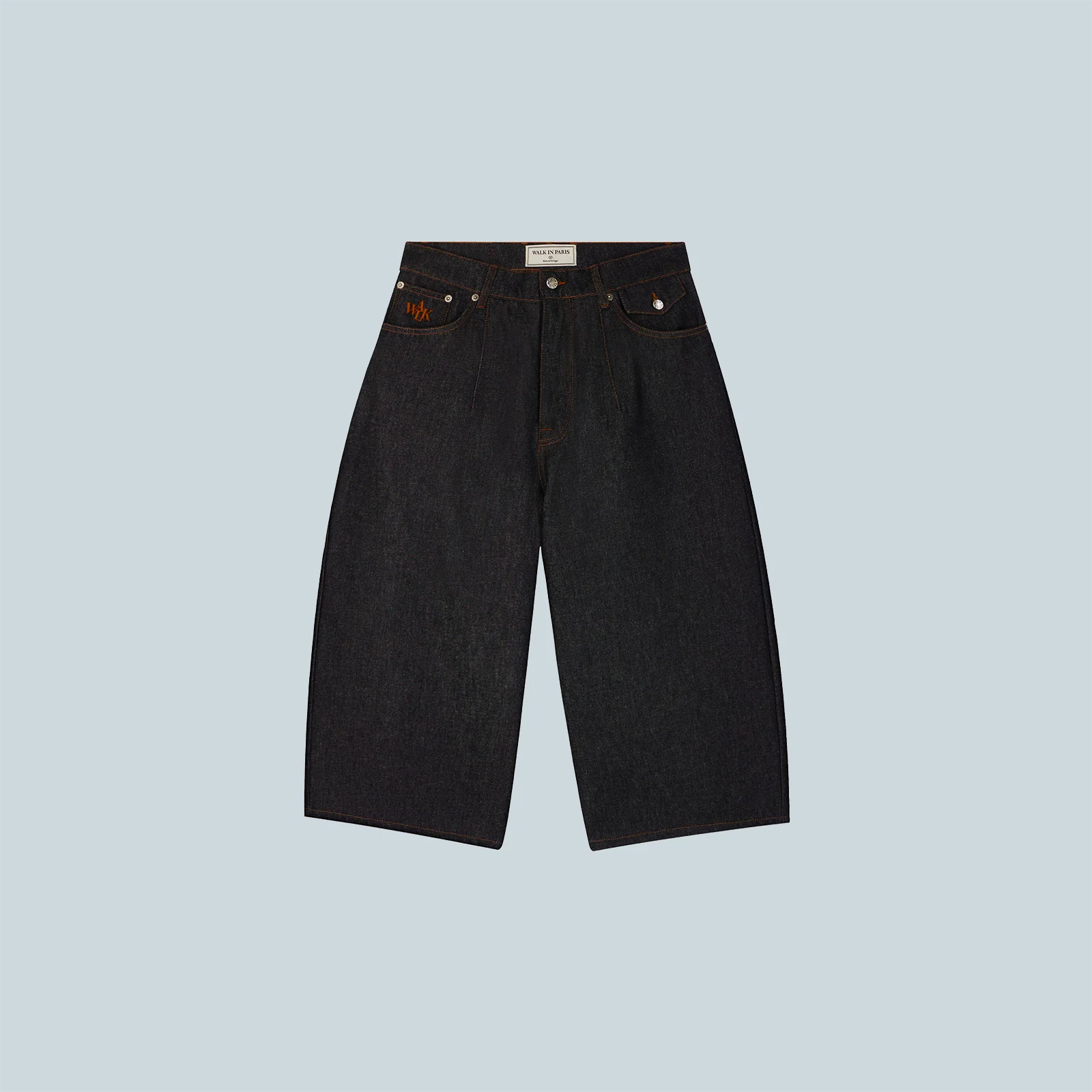 DENIM BALLOON SHORT - RAW