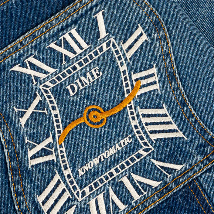 BAGGY DENIM PANTS - KNOWTOMATIC BLUE - Image 4