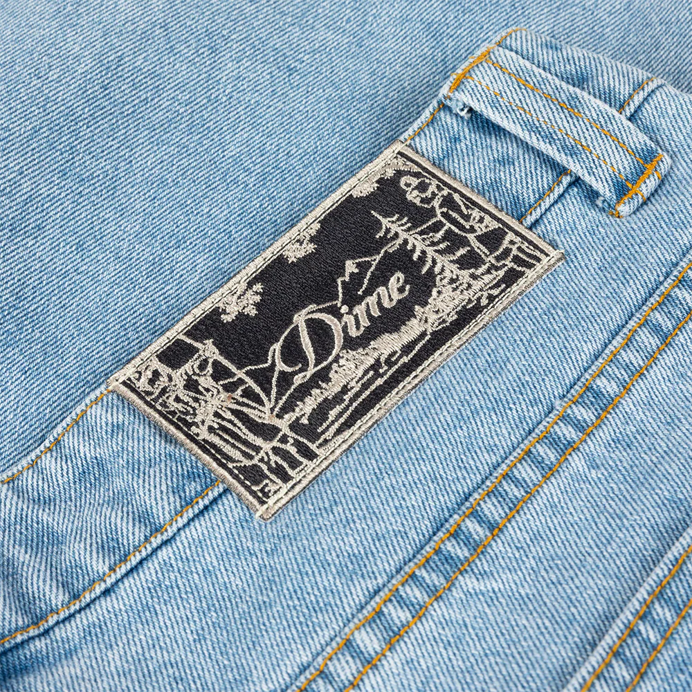 CARPENTER SHORT DENIM - BLUE WASHED - Image 5