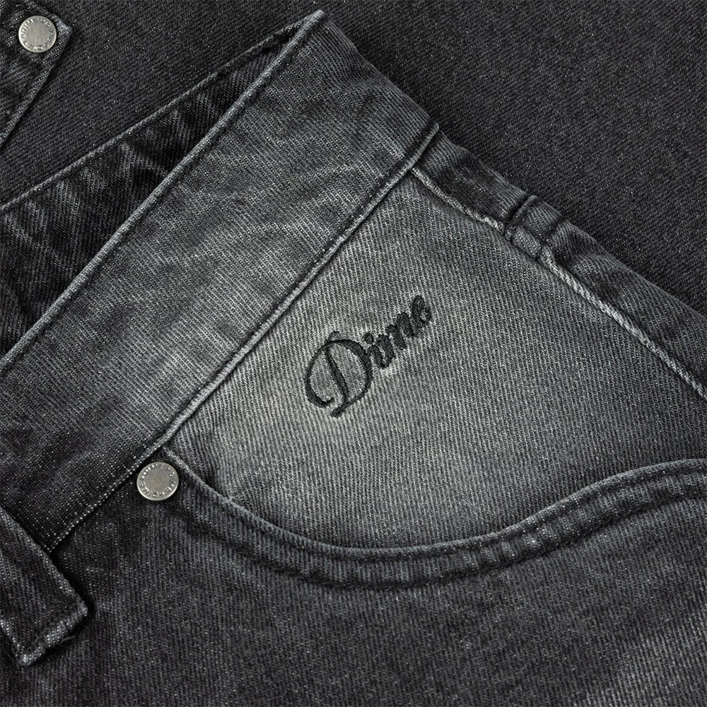 CARPENTER SHORT DENIM - SANDBLASTED BLACK - Image 3