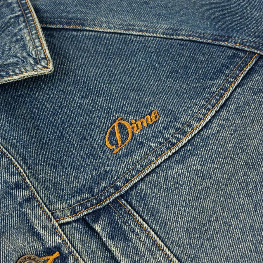 DENIM JACKET - DIPPED SANDBLASTED INDIGO - Image 3