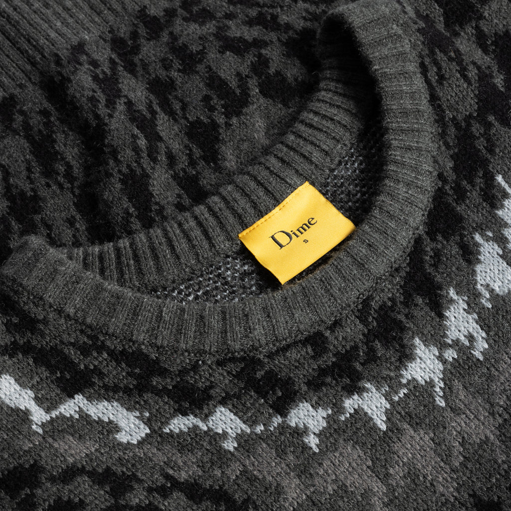 HOUNDSTOOTH KNIT - COAL - Image 2