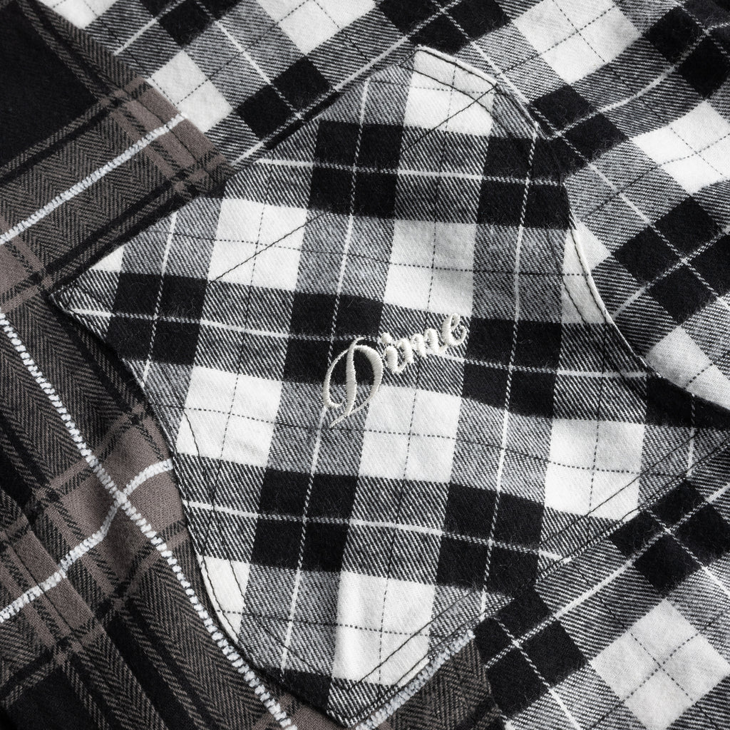 TRIPLE PLAID SHIRT - BLACK - Image 2