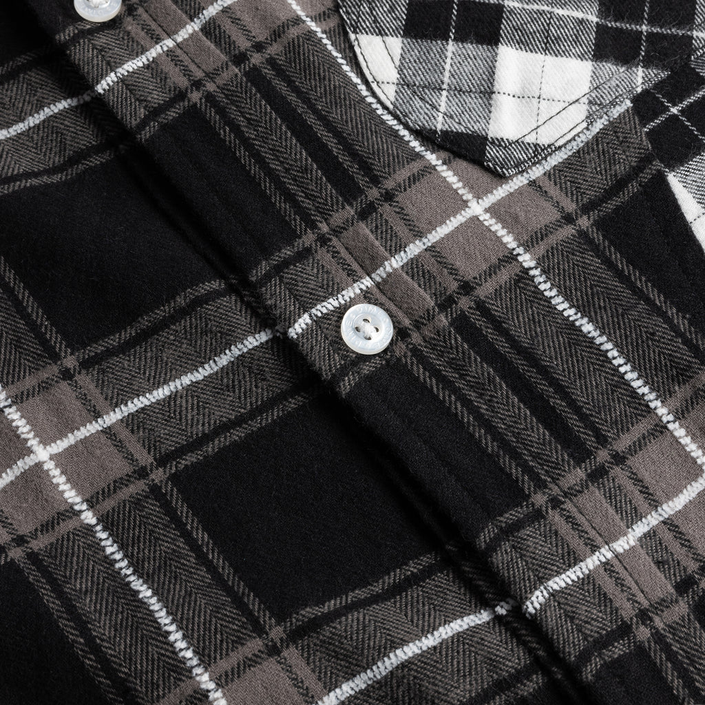 TRIPLE PLAID SHIRT - BLACK - Image 3