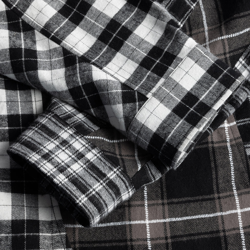 TRIPLE PLAID SHIRT - BLACK - Image 4