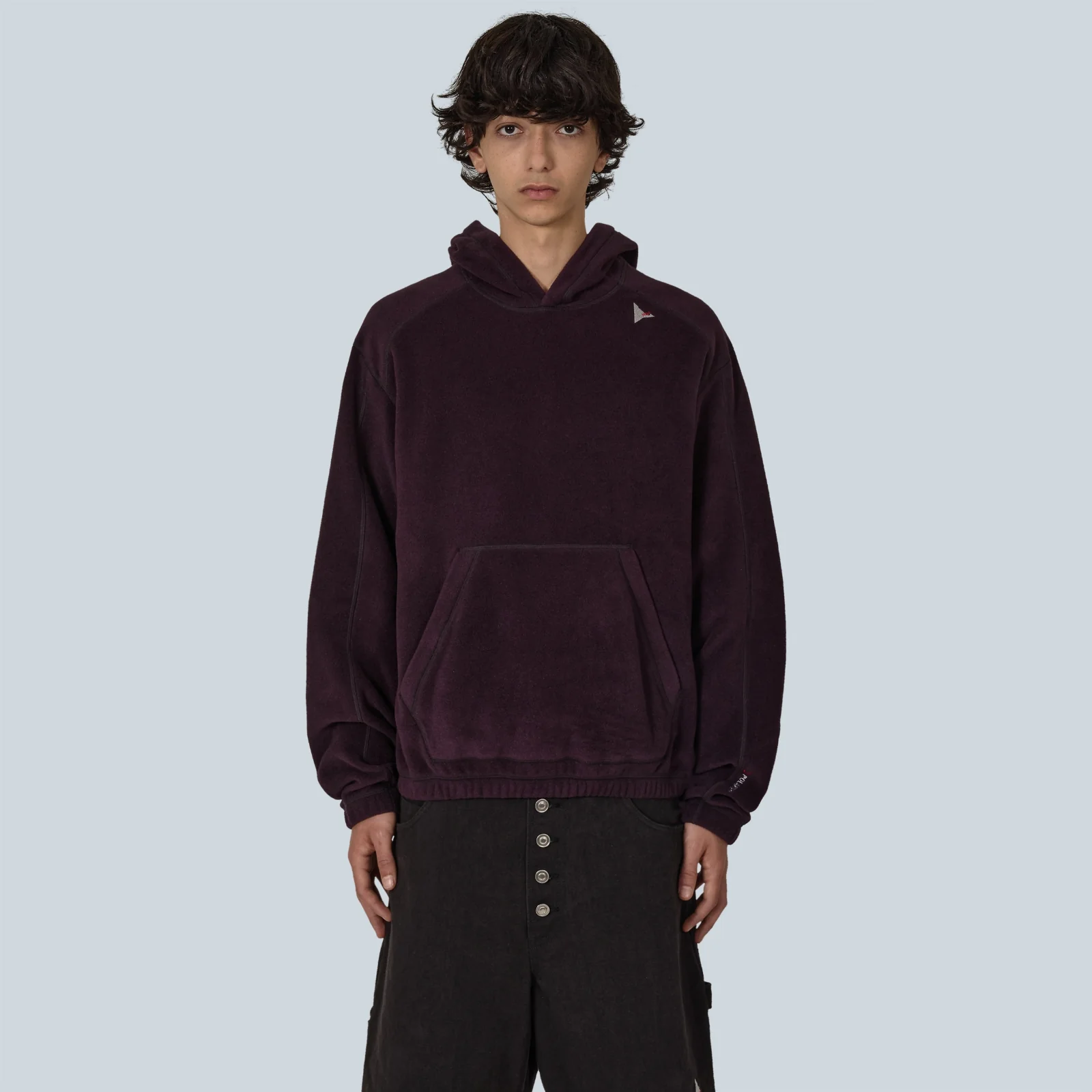 DROWI POLARTEC 100 SERIES FLEECE HOODIE - PURPLE - Image 3