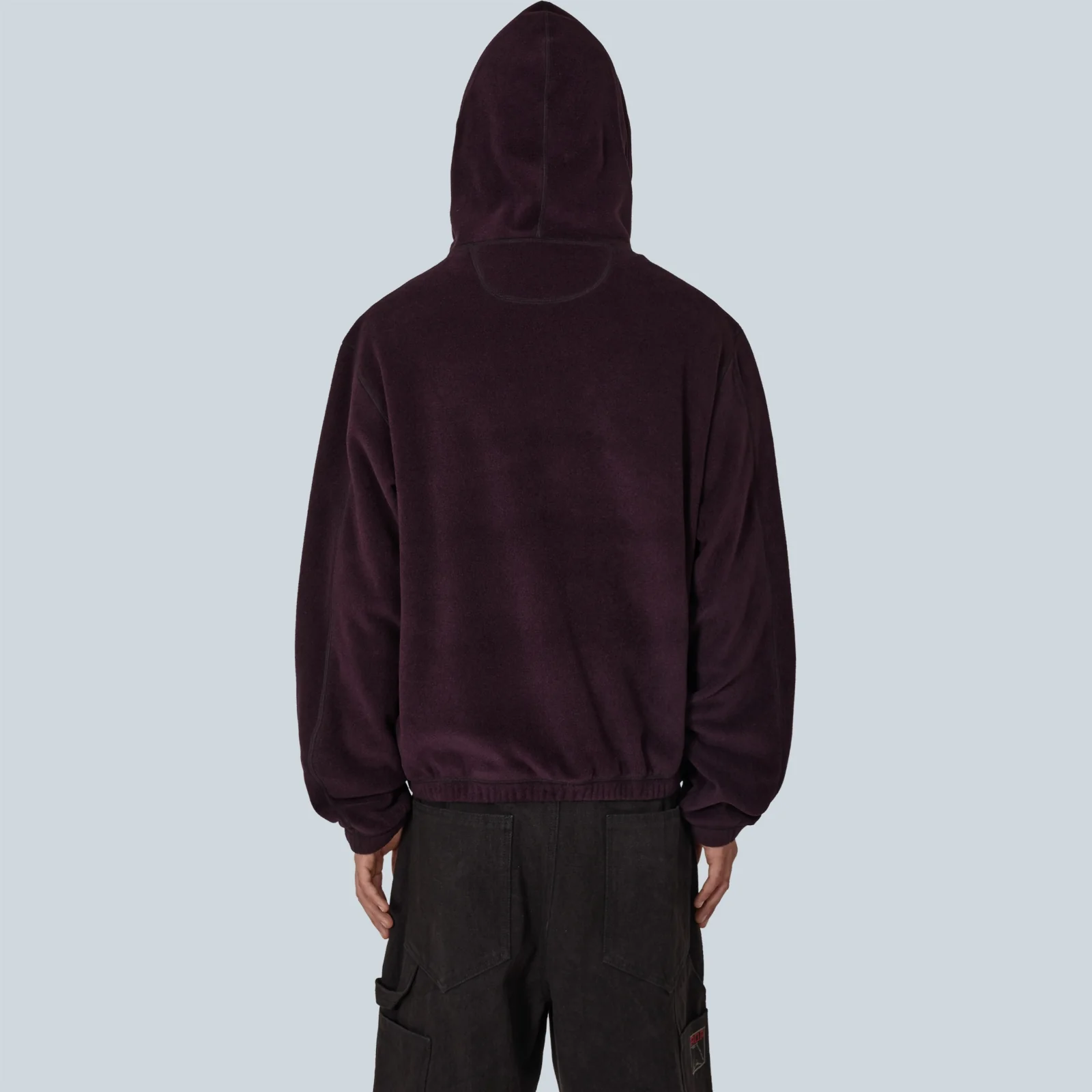 DROWI POLARTEC 100 SERIES FLEECE HOODIE - PURPLE - Image 4