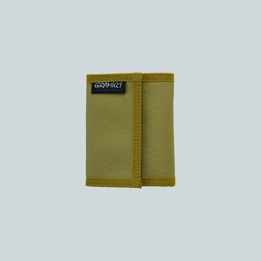 VELCRO WALLET - BRONZE OLIVE