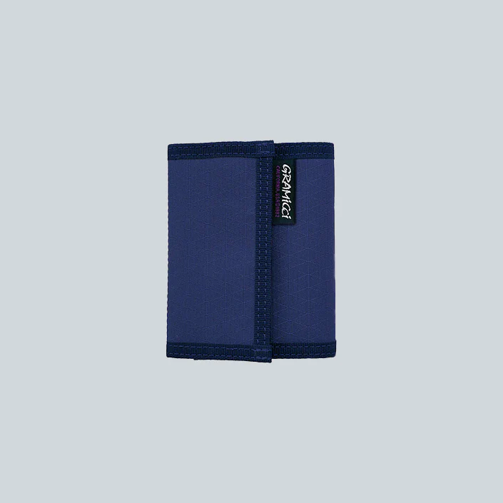VELCRO WALLET - DUSTY BLUE