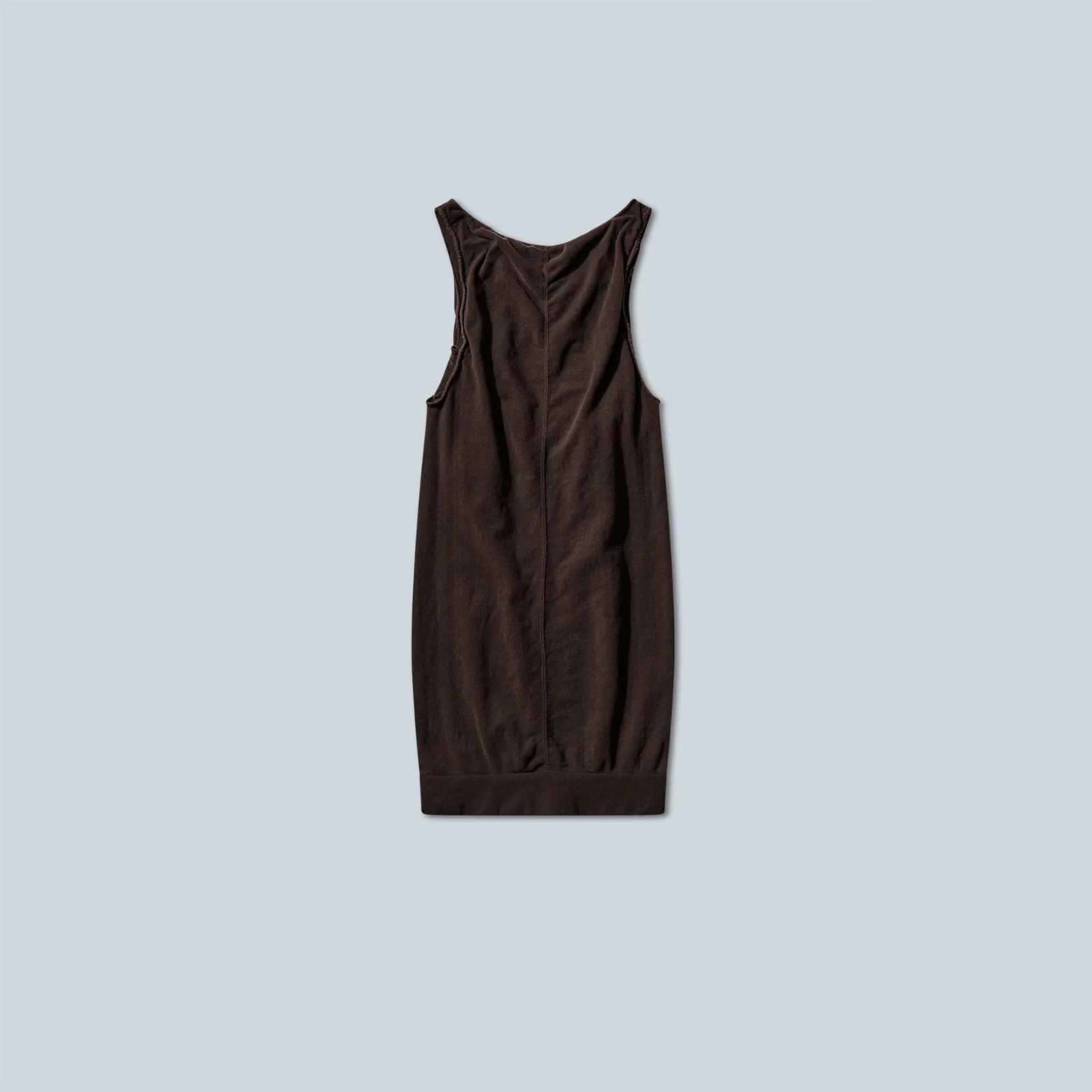 HAZE ULTRALIGHT SEAMLESS SEE THROUGH TANK TOP - DARK BROWN - Image 2