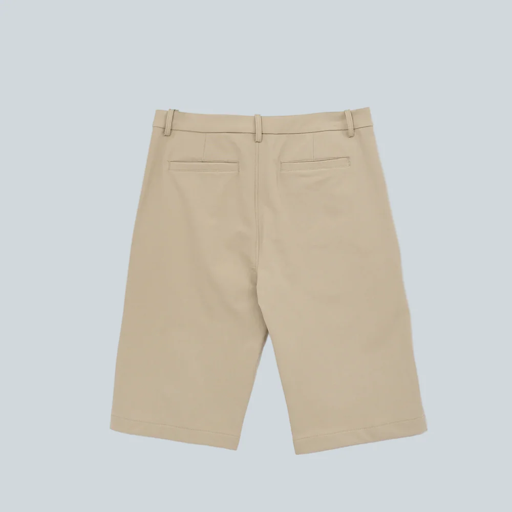 LIGHT SOFT SHELL SHORTS - LIGHT BEIGE - Image 2
