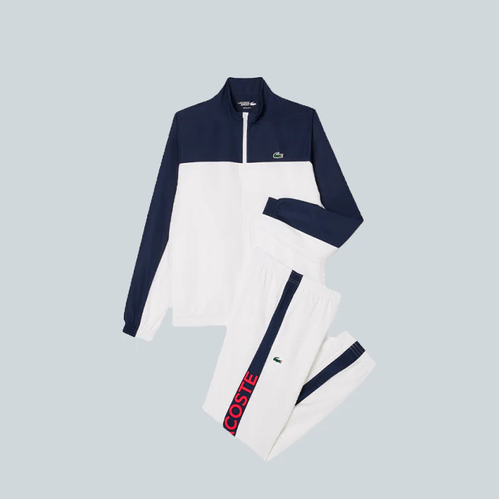 ENSEMBLE SURVETEMENT - WHITE NAVY RED