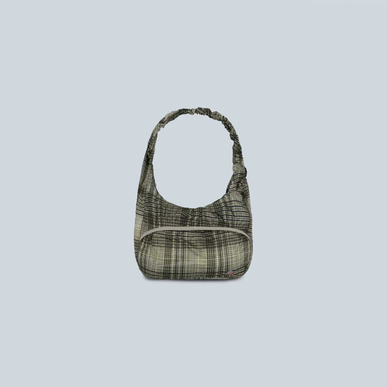 LAKI PACKABLE KNOT BAG - BLACK GREEN