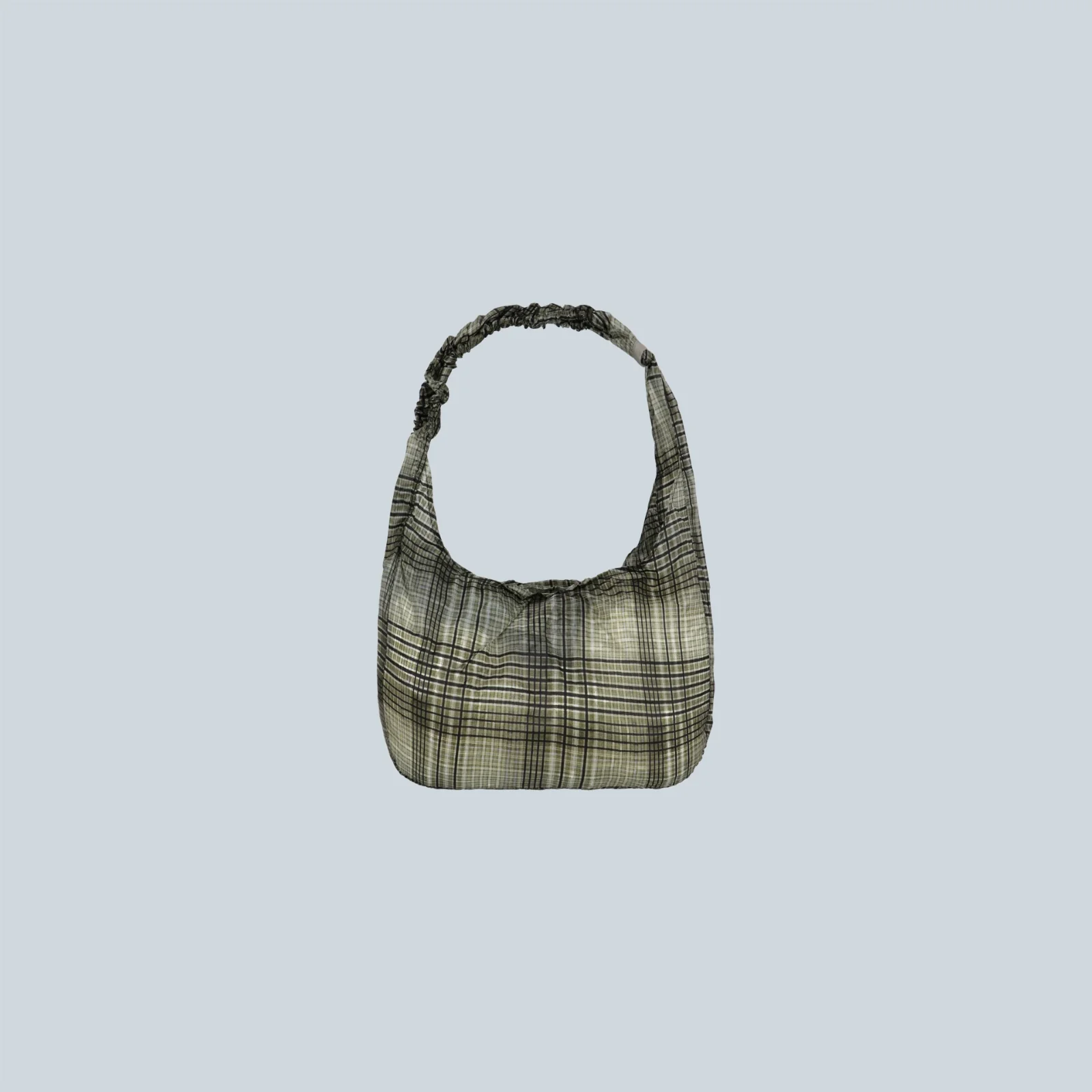 LAKI PACKABLE KNOT BAG - BLACK GREEN - Image 2