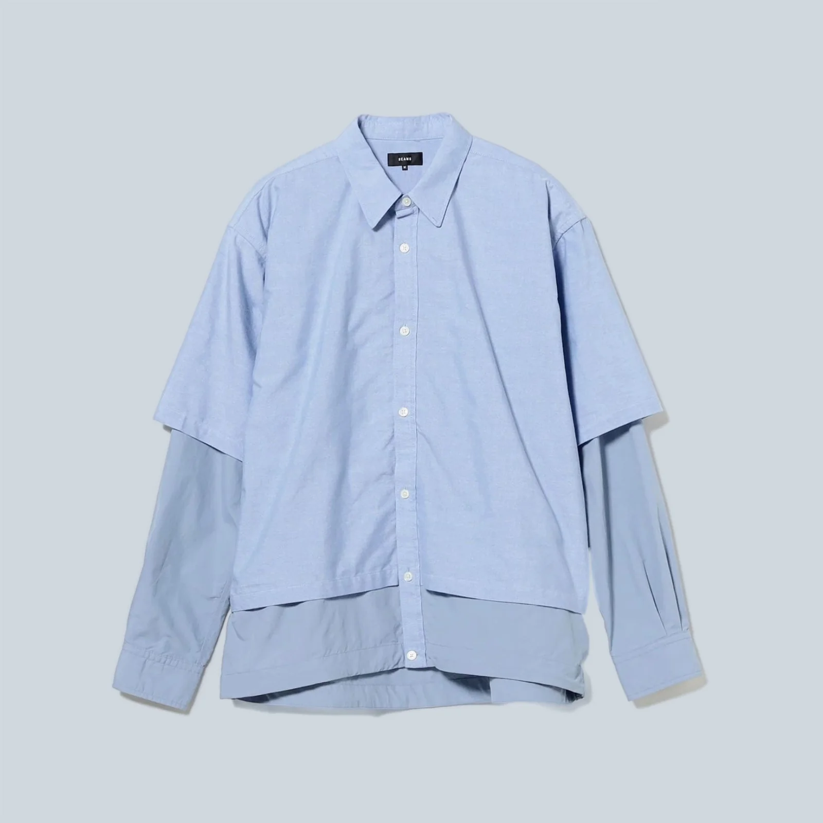 LAYERED SHIRT - SAX