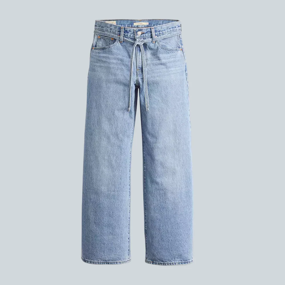 JEAN XL STRAIGHT DENIM - THANKS FRIEND - BLEU