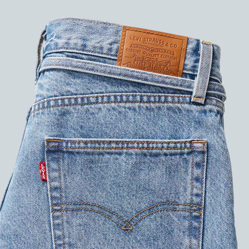 JEAN XL STRAIGHT DENIM - THANKS FRIEND - BLEU - Image 2