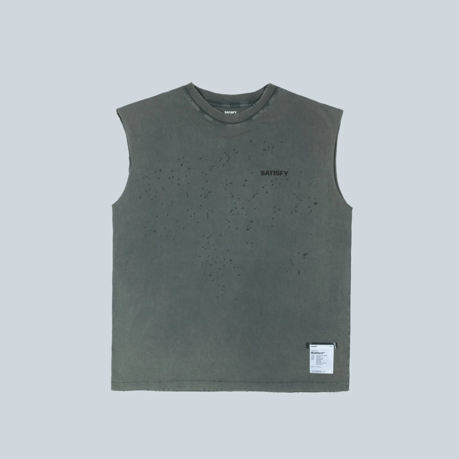 MOTHTECH MUSCLE TEE - FADED BLACK
