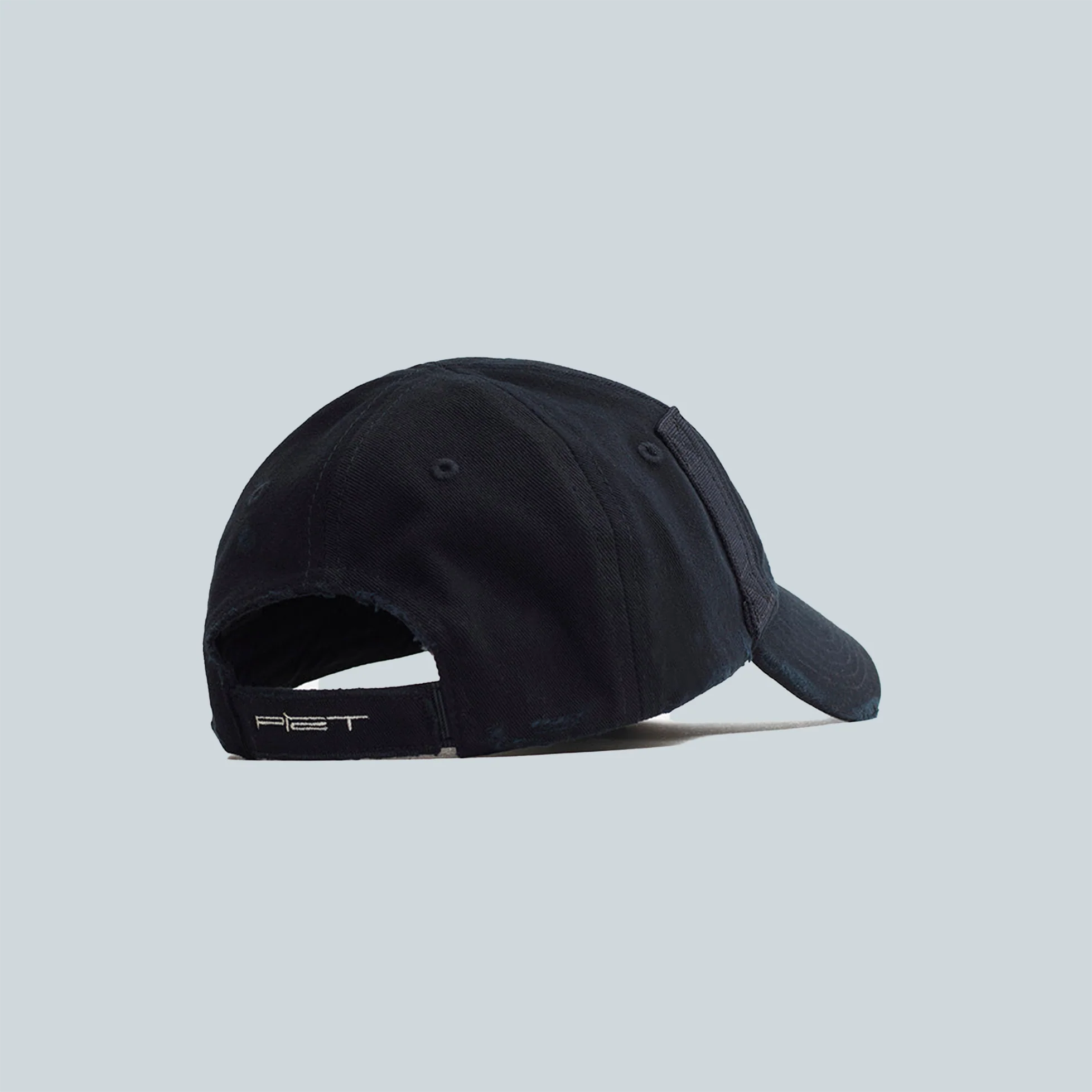 NANO LOGO STUDDED CAP - BLACK - Image 2