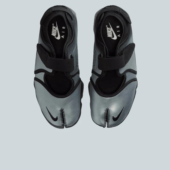 AIR RIFT LEATHER - BLACK / METALLIC SILVER - Image 4