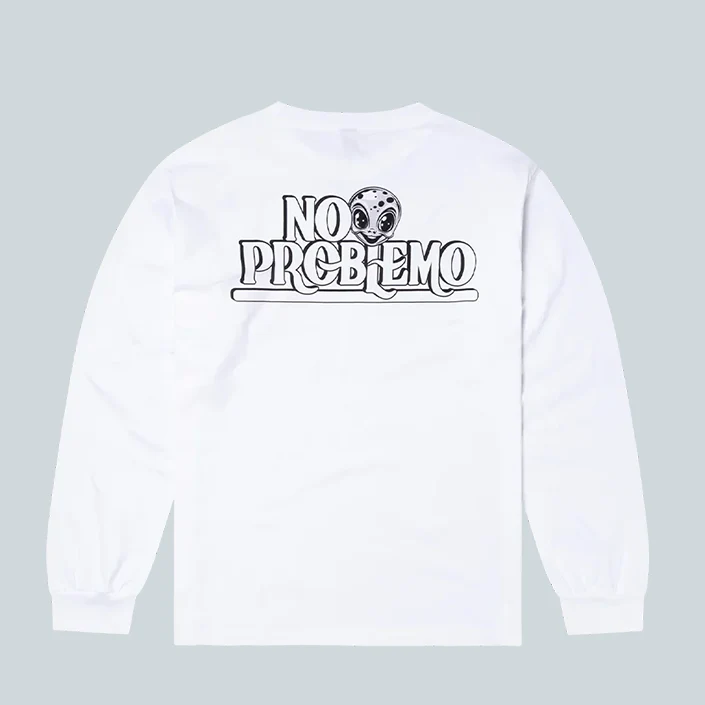 STICKERS LS TEE - WHITE - Image 2