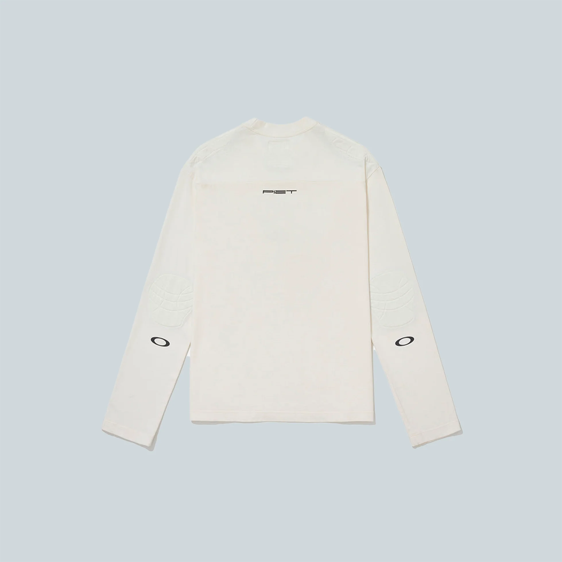 PADDED LONG SLEEVE TSHIRT - BONE WHITE - Image 2