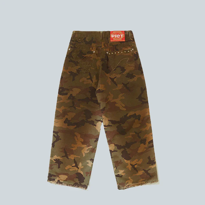 DISTRESSED CAMO OVERSIZED - DENIM - Image 2