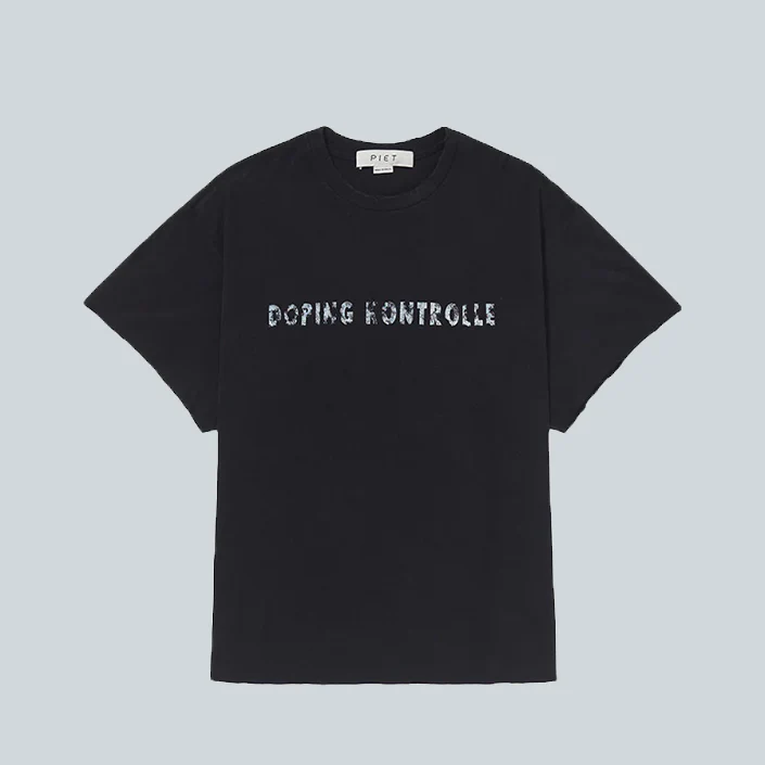 DOPPING KONTROLLE RAW EDGE TEE - VINTAGE BLACK