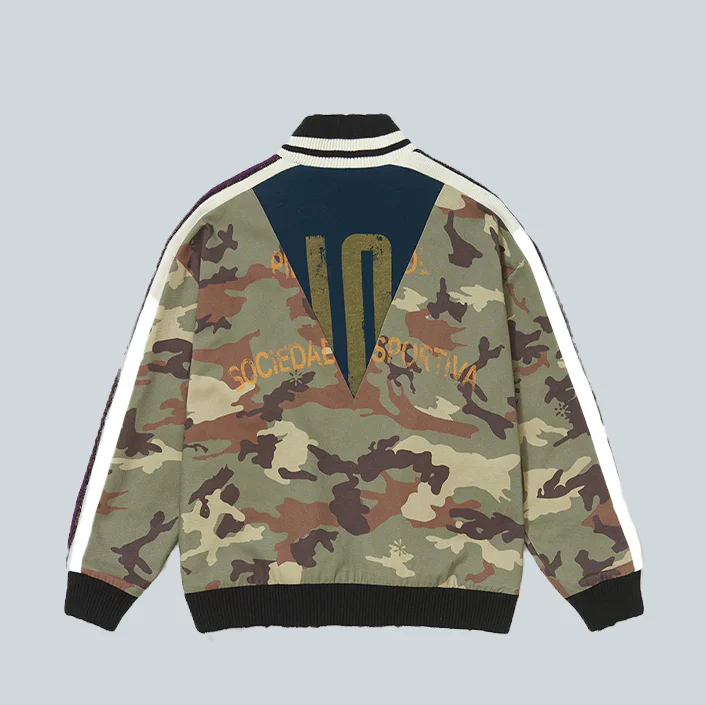 PATCHWORK TRACK JACKET - CAMO - Image 2