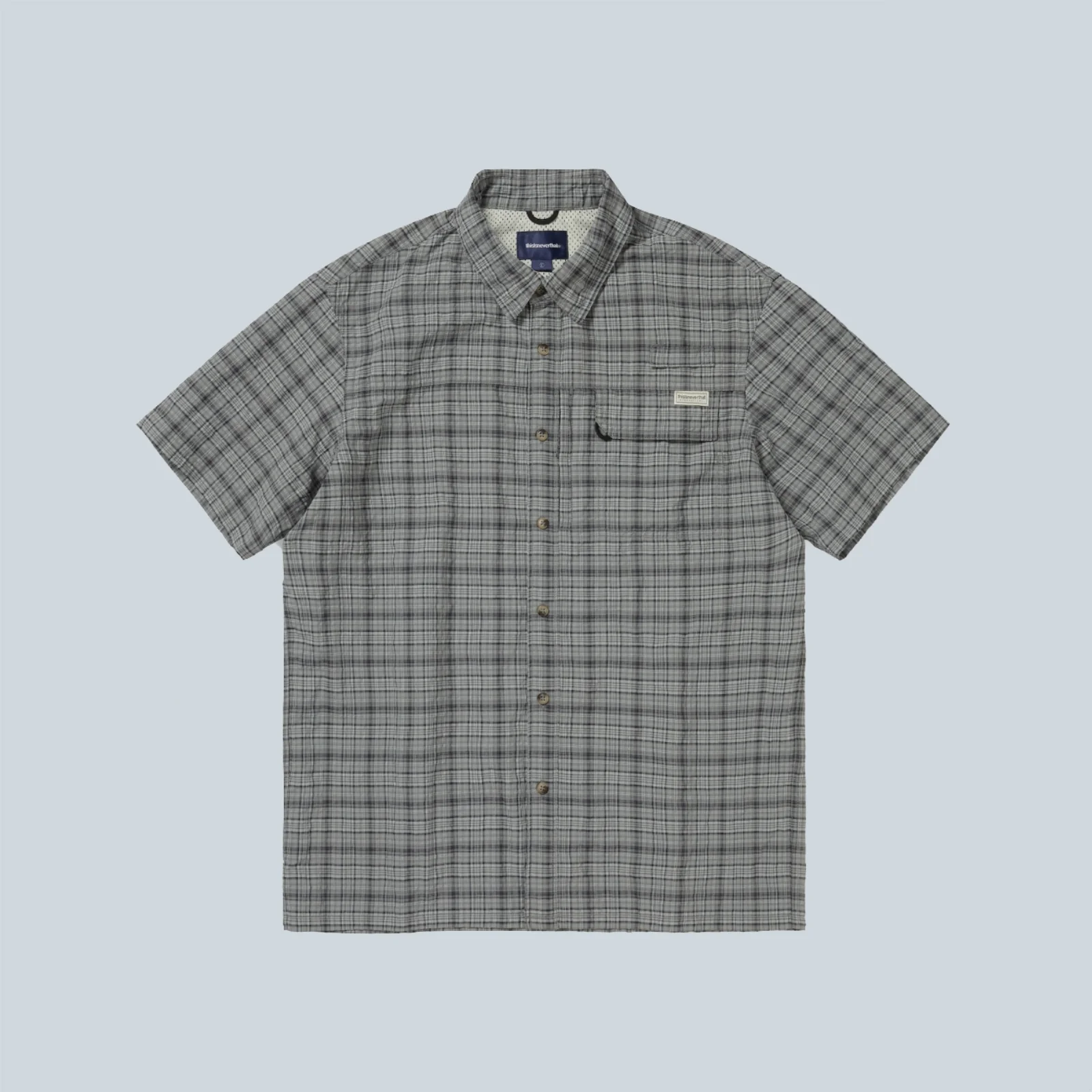 PLAID S/S FISHING SHIRT - SAGE
