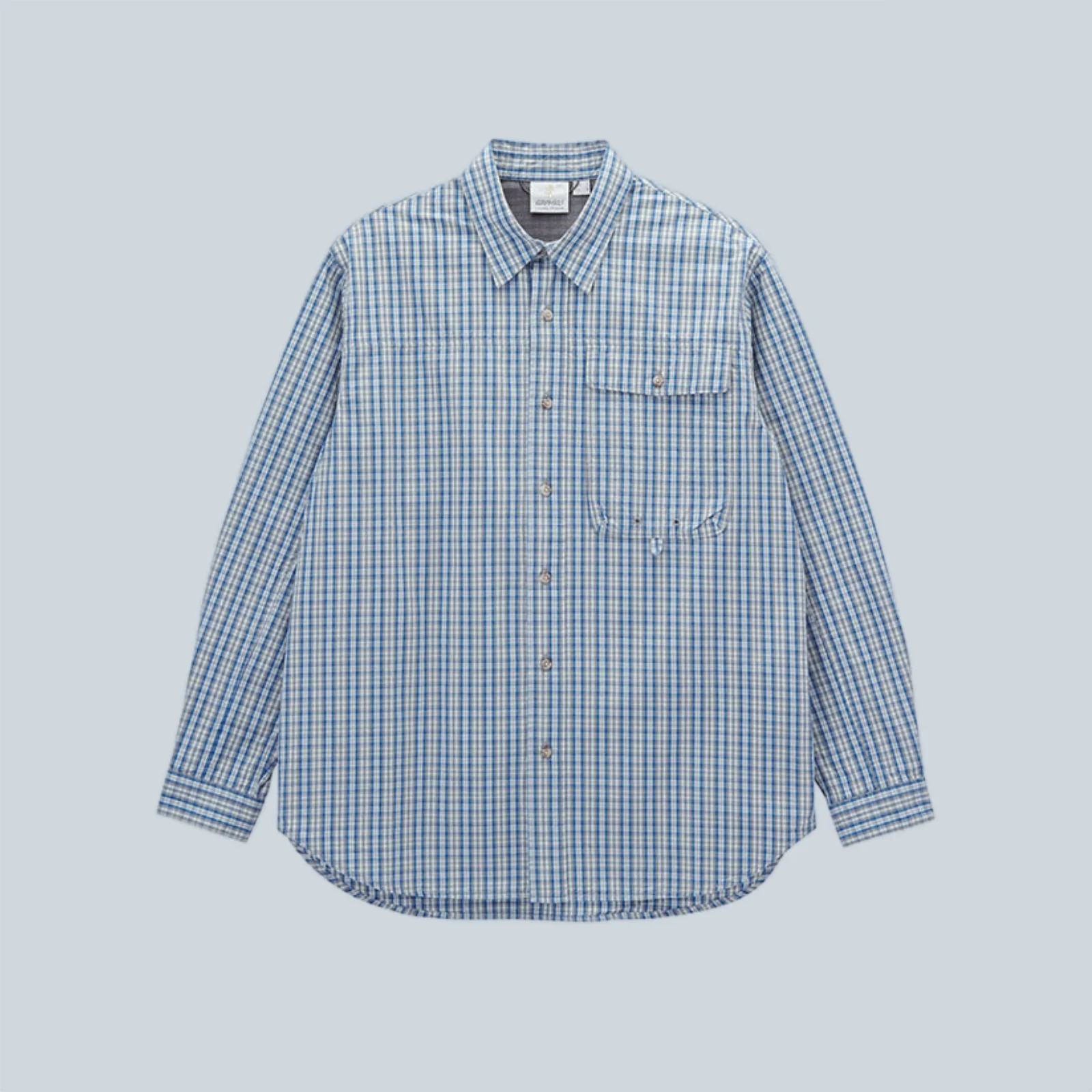 POPLIN MILLWOOD SHIRT - BLUE