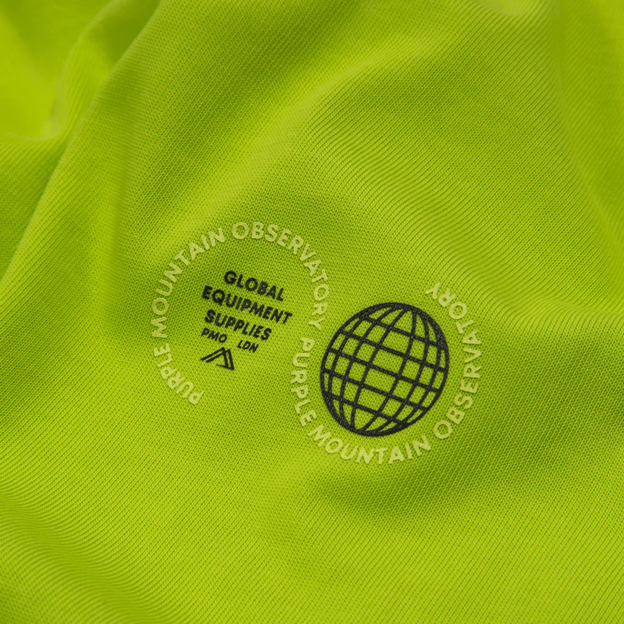 OBSERVATORY GLOBE SS TEE - LIME - Image 3