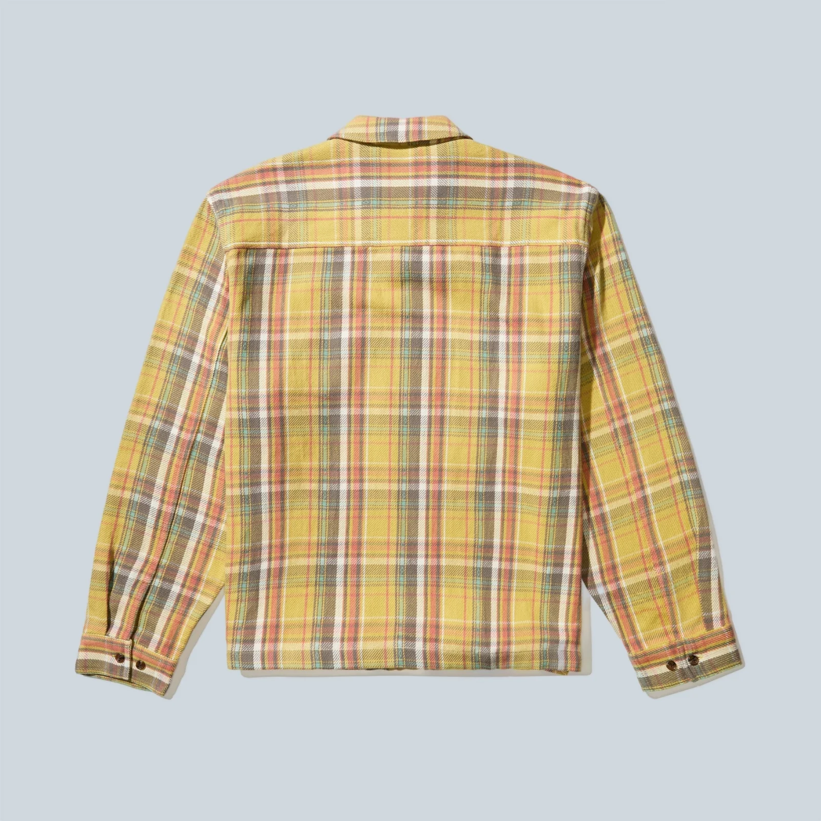RIVINGTON ZIP FLANNEL - YELLOW - Image 2