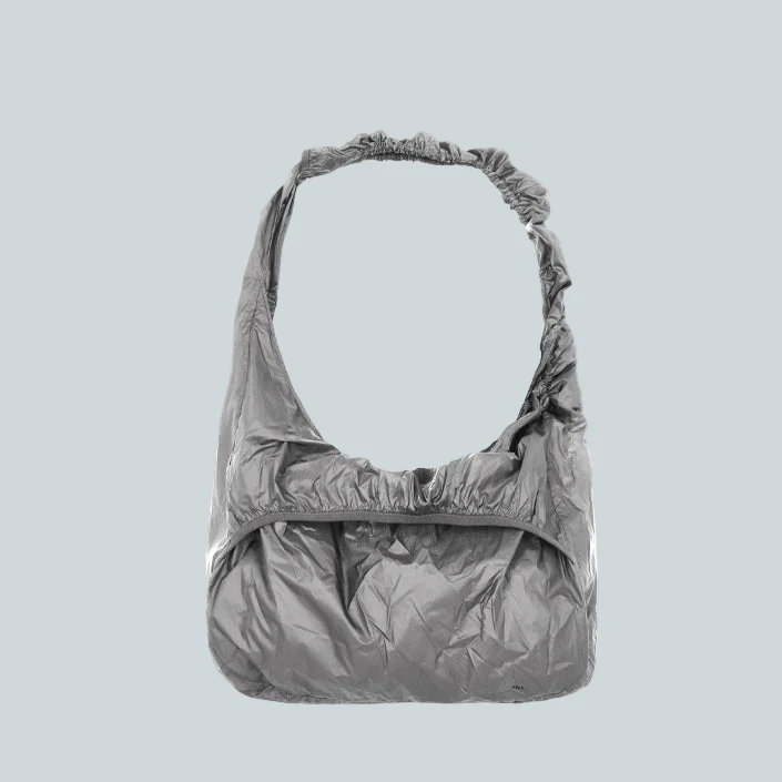LAKI KNOT PACKABLE BAG - SILVER