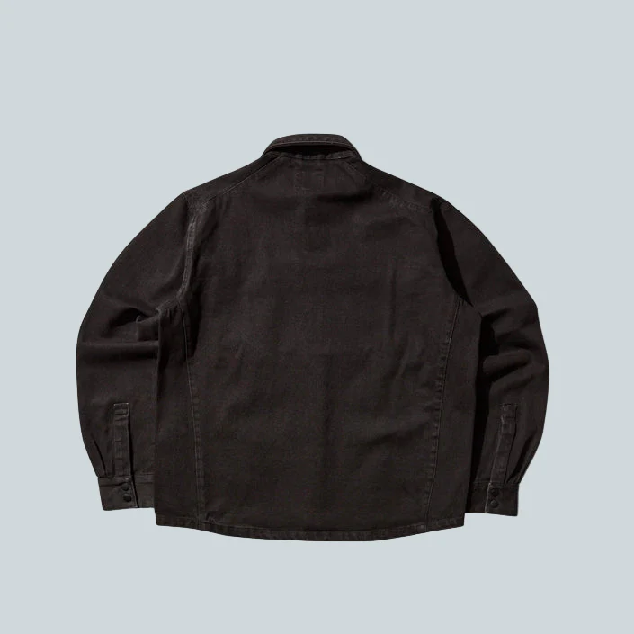 ROA X WRANGLER LONA DENIM SHIRT - DARK BROWN - Image 2