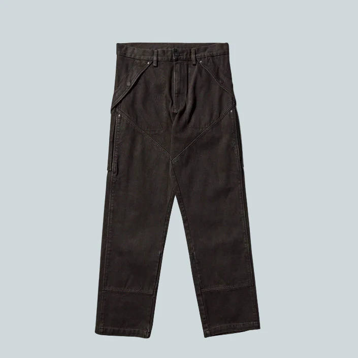 ROA X WRANGLER ORTE DENIM CARGO - DARK BROWN