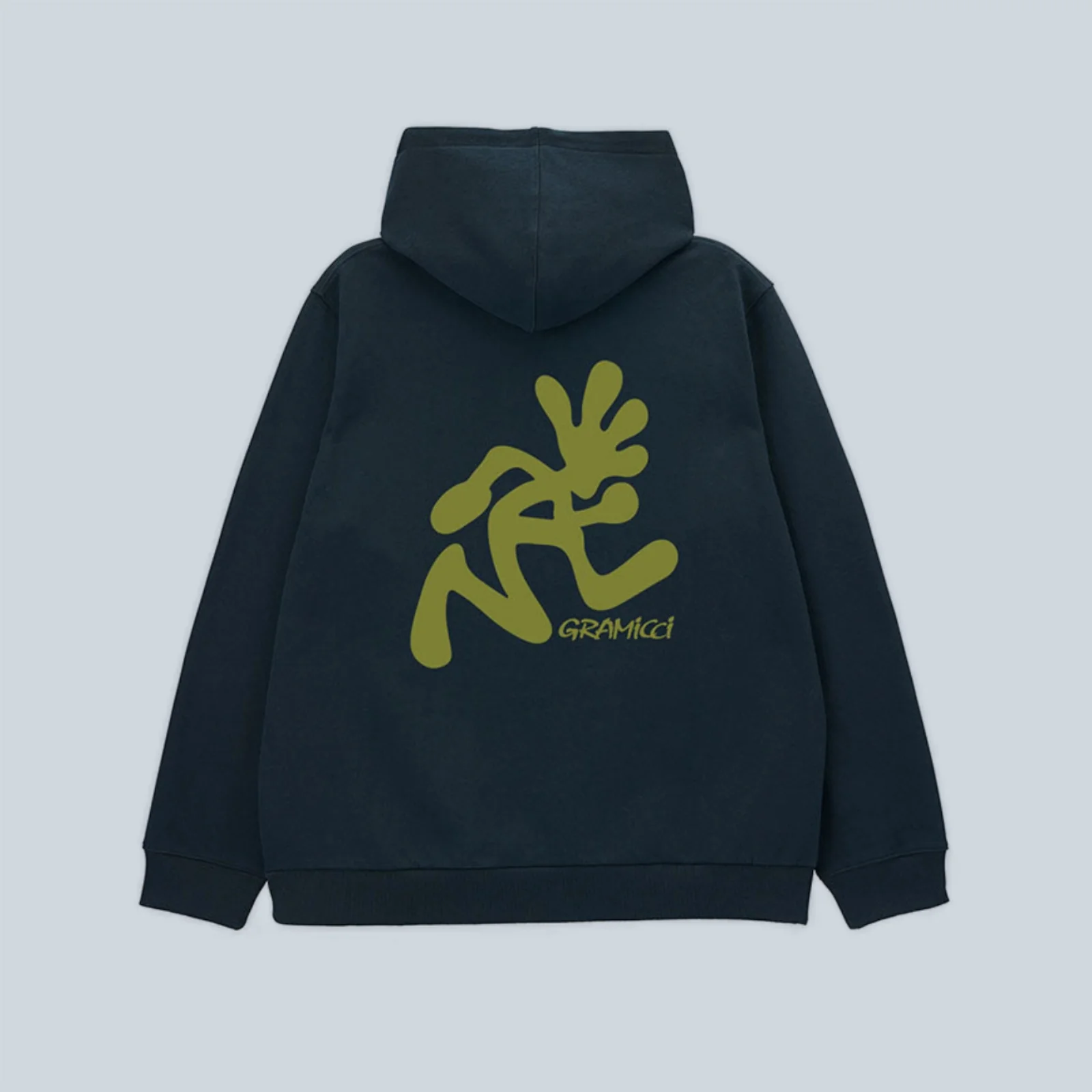 RUNNING MAN HOODED SWEATSHIRT - VINTAGE BLACK