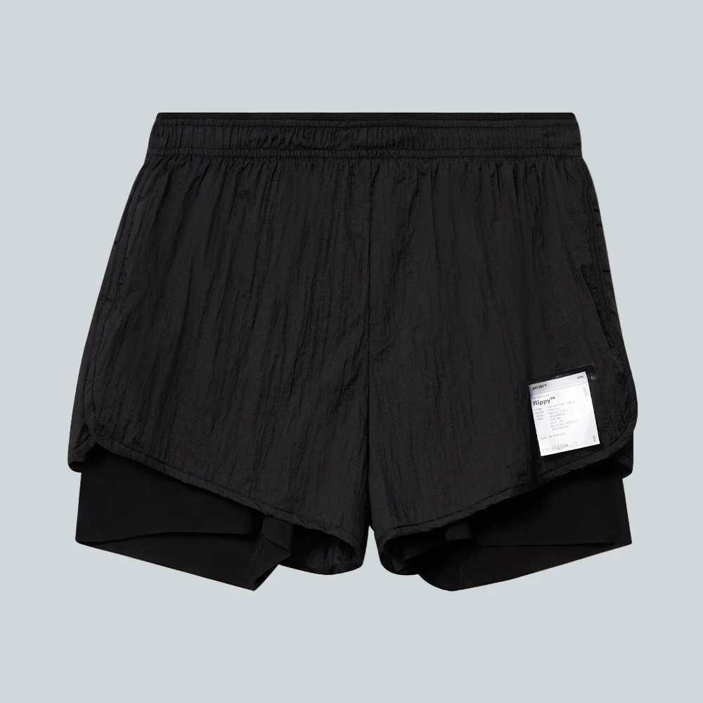 RIPPY 3" TRAIL SHORTS - BLACK