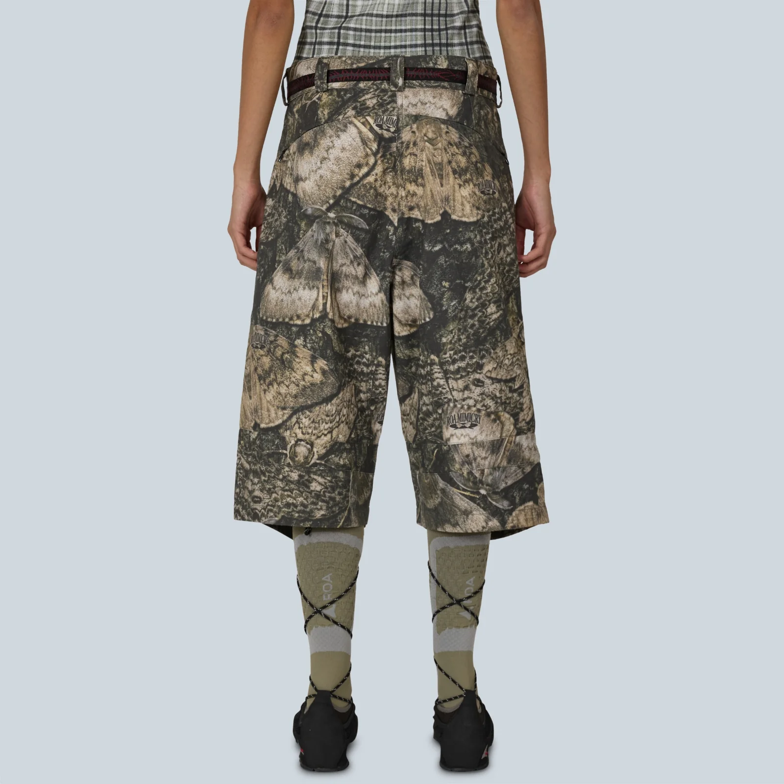 SIERA MOTH PRINT 3/4 PANT - BROWN - Image 4